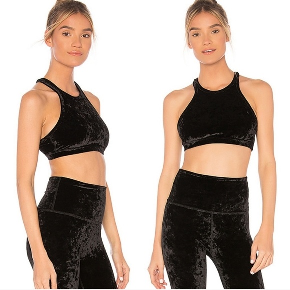 BEYOND YOGA Crushed Velvet Sport Bra/Crop Top - Picture 8 of 8